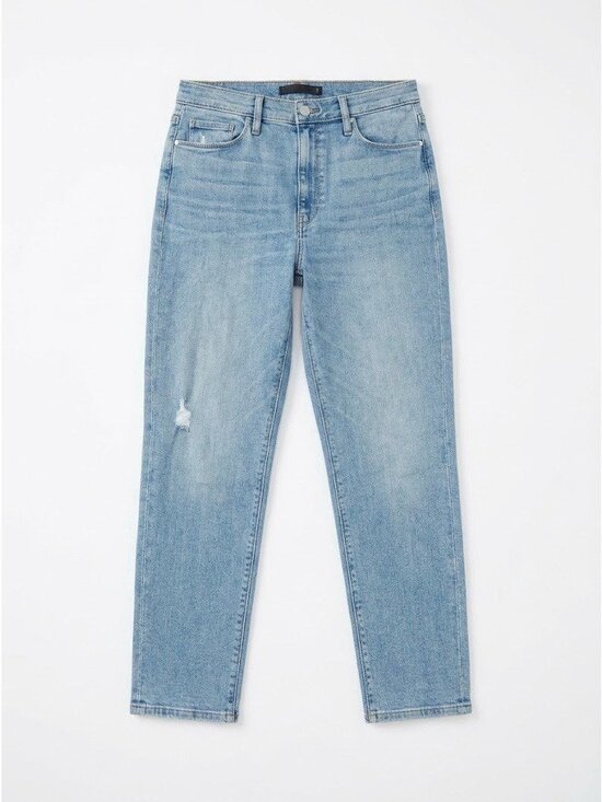 Hudson Jeans Denim - Hudson Womens Barbara Jeans Blue Size 30 Cropped Cotton Stretch
